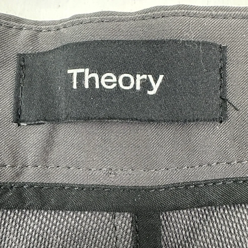 Theory‎ Men's Zaine Neoteric Performance Pants 38x34 Gray Black Stretch Chino
